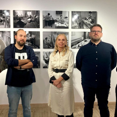 Fotorelacja z wernisażu wystawy w Galerii im. Sleńdzińskich w Białymstoku.